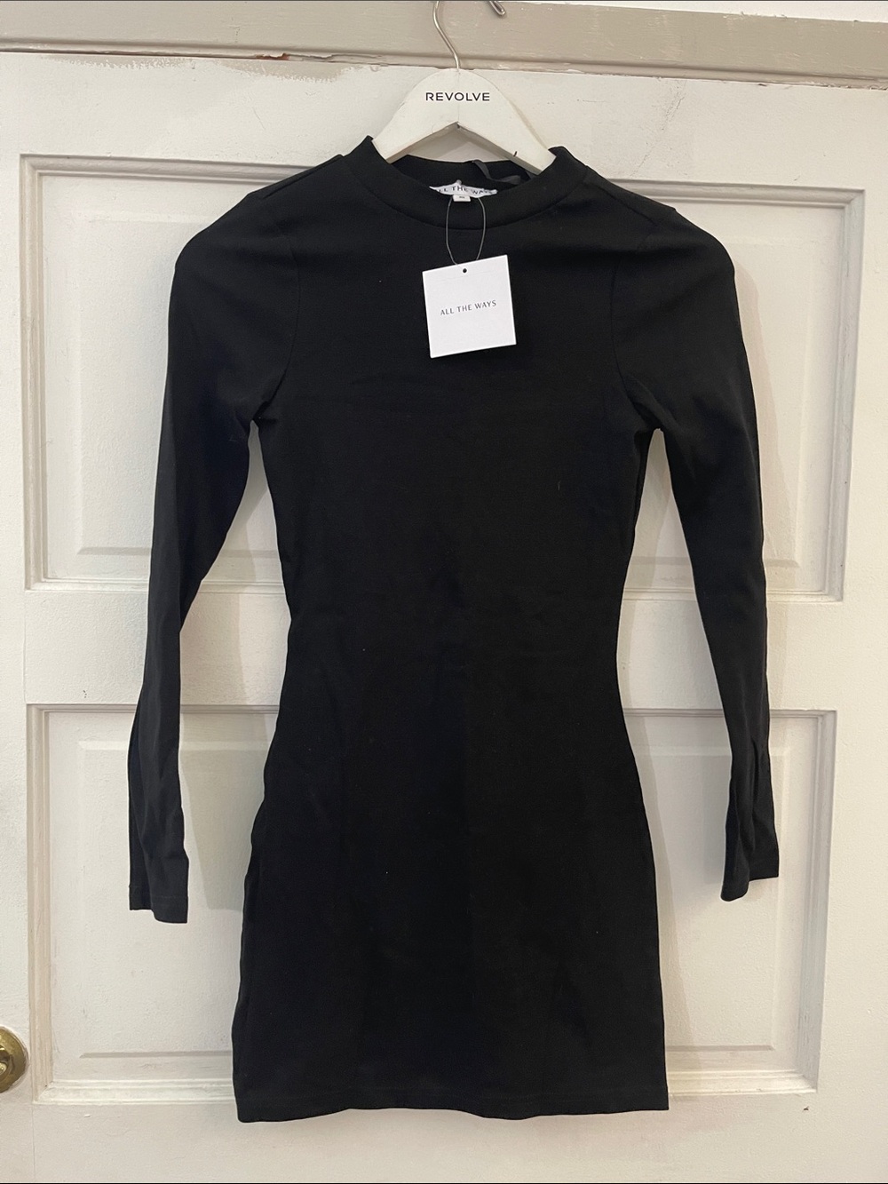 All The Ways Black Long-Sleeve Bodycon Dress by All The Ways